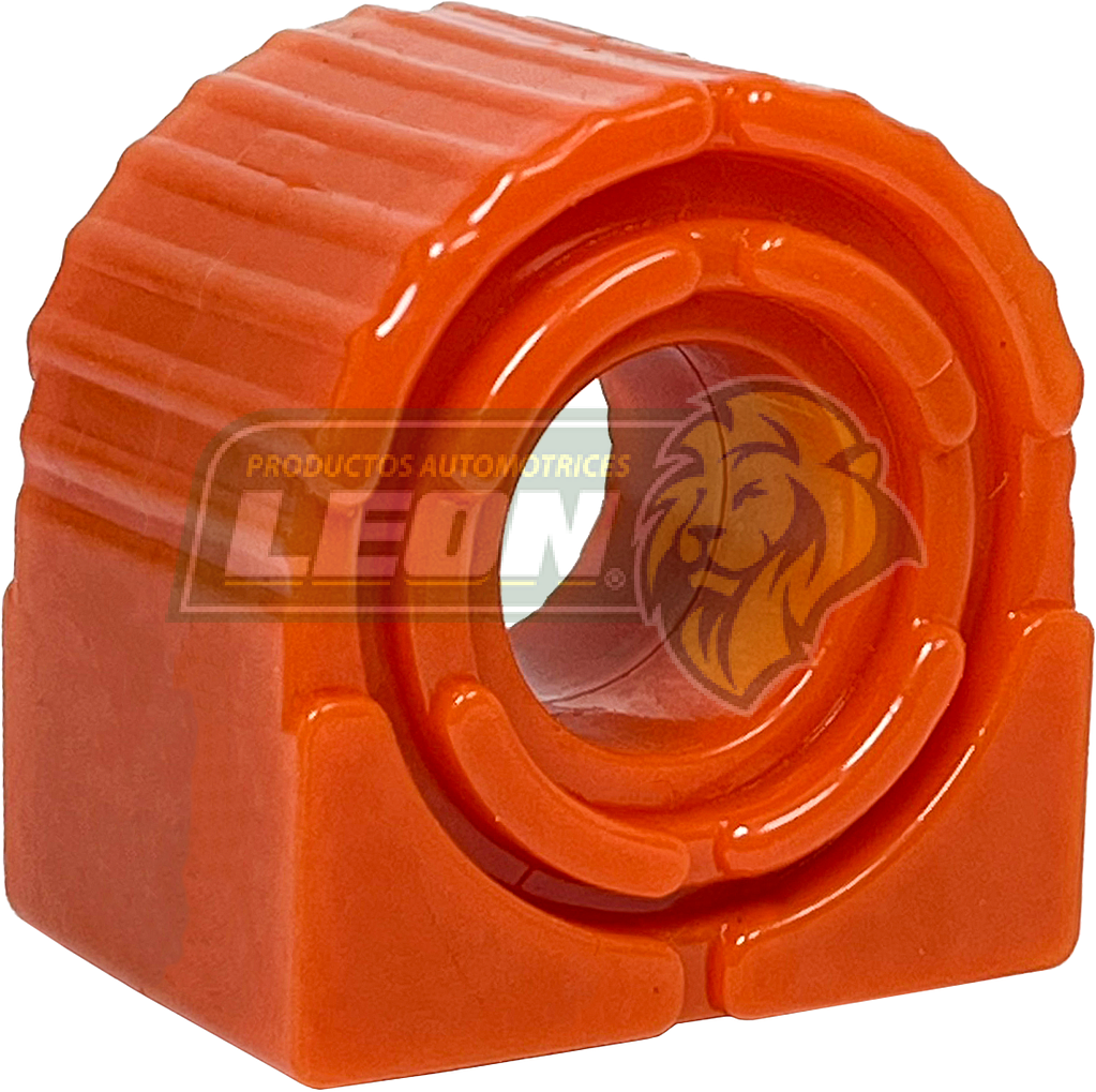 GOMA BARRA ESTABILIZADORA VW PASSAT 12-22, JETTA A7 15-18 (9339025, 9339028, BAPASSD22) ØI: 20.59 mm, H: 46.00 mm, L: 31.13 mm, AN: 45.46 mm DELANTERA NARANJA