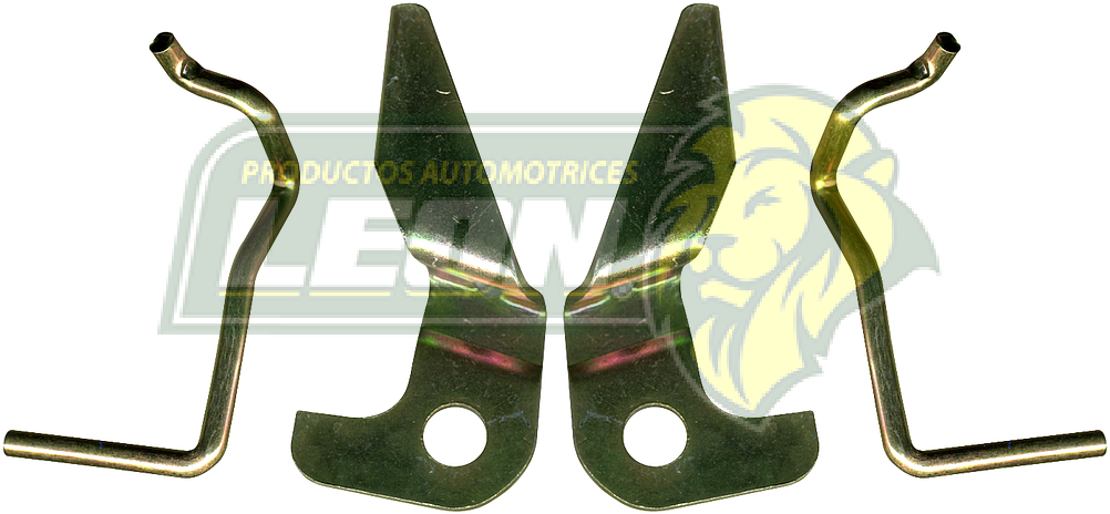 JUEGO LEVA FRENO CHEVY  C/SEGUROS DE ALAMBRE (L Y R) HOJ408H