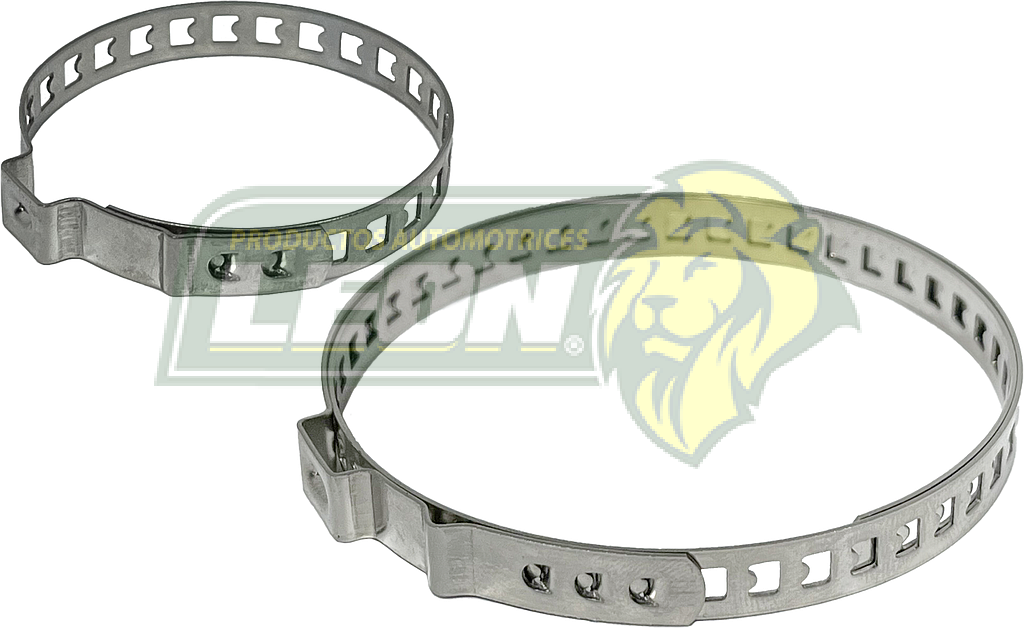 ABRAZADERA P/MACHETA UNIVERSAL AJUSTABLE INOXIDABLE (MEJOR QUE LA VAU-03) (JGO. c/2 pzas.)