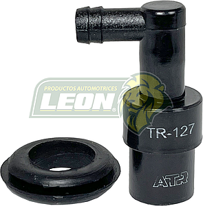 VALVULA PCV TR FORD TOPAZ 8V 2.3, 3.0 4C 85-89, RANGER 8V 2.2, 2.3, 3.0L 4C 85-88, TAURUS 8V 2.5L 86-91, 12V 3.0L 86-95, 24V 3.0L 6C 89-95, MUSTANG 8V 2.3L 4C 87-89, AEROSTAR 8V 2.3L 4C 86-87, TEMPO 8C 2.3L 84-86 4C, COUGAR 8V 2.3L 4C 1984 (CARBURADOR) (INCLUYE EMPAQUE)