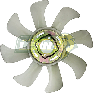 VENTILADOR NAILON FORD PK-UP, RANGER 2.9L. 6 Cil. 86-02 8 ASPAS ROTACION DERECHA HO774A CENTRO DE METAL ESPECIAL YA NO REQUIERE ADAPTADOR ØI: 6.6 cm, ØE: 42 cm TIPO ORIGINAL