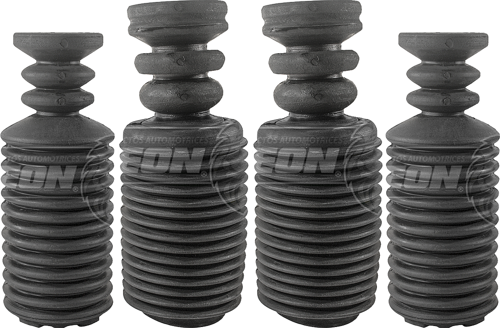 KIT REBOTES AMORTIGUADOR NISSAN SENTRA 96-00, LUCINO 6-00 NAC.. DEL. Y TRAS. NAC.