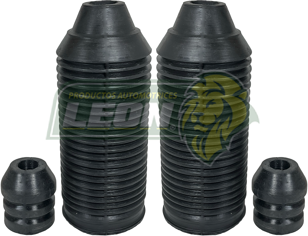 KIT REBOTES AMORTIGUADOR VW VENTO 16-17, GOLF A4 99-15, JETTA A4 99-15, NEW BEETLE 98-11, POLO 13-18, GOL, SEAT IBIZA 10-17, LEON 00-06, TOLEDO 13-17, AUDI A1, AUDI A3 97-05 DEL. NAC.