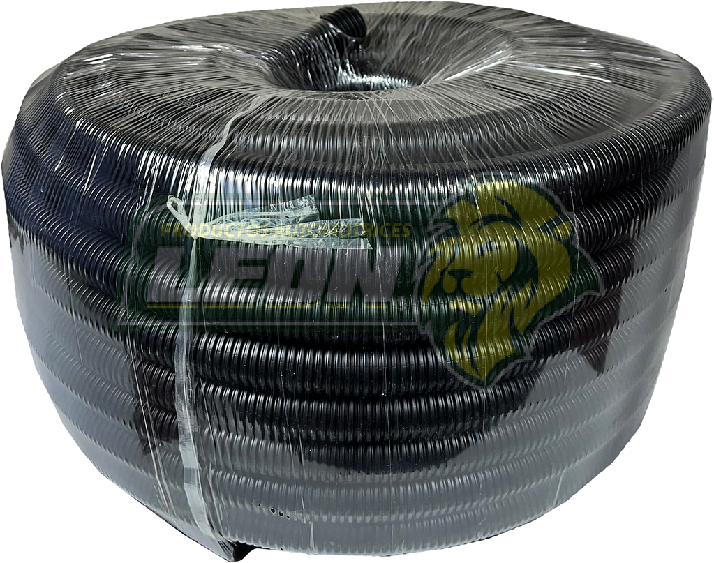 POLIDUCTO AUTO RANURADO NEGRO IMPORTADO 3/4 (ROLLO c/100 mt.)