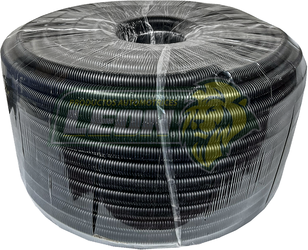 POLIDUCTO AUTO RANURADO NEGRO IMPORTADO 1” (ROLLO c/50 mt.)