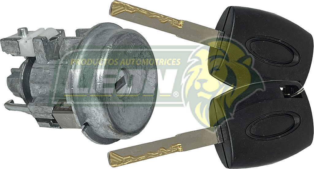 CILINDRO ARRANQUE FORD FIESTA 11-17 1.6L C/LLAVES SENCILLAS, ORIFICIO PARA CHIP BRUCK