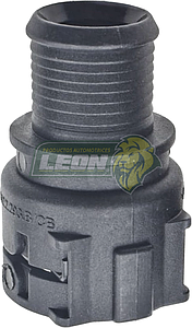 CONECTOR CALEFACCION ENTRADA-SALIDA G.M. CRUZE 1.8L 11-16, ONIX 1.0L TURBO 21-23, 1.2L TURBO 21-23, SONIC 1.4L TURBO 12-20, 1.6L 11-17, TRACKER 1.2L TURBO 21-23, TRAX 1.8L 13-20 (95390887, 95390883, 26321665, 26321663, 95089363, 96958301, 95316518, 120-005) “RECTO”
