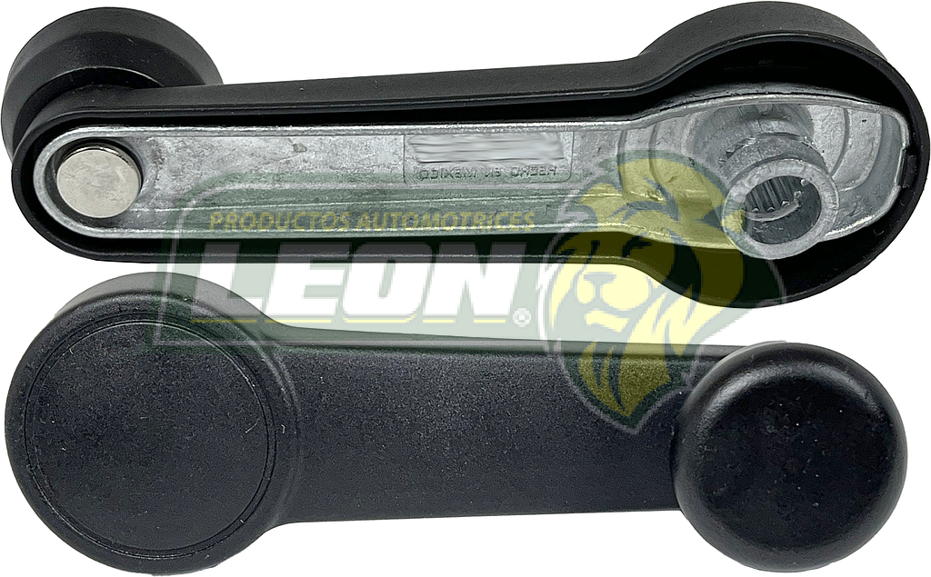 MANIJA ELEVAR FORD FIESTA, KA, COURIER PLASTICA NEGRA C/ALMA METÁLICA REFORZADA (M-70001, L-476)