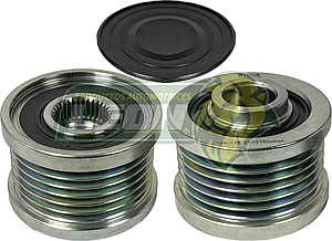 POLEA ALTERNADOR NISSAN TIIDA 07-18, SENTRA B16 06-12 2.0L, XTRAIL 15-19 2.0L (6 RANURAS)