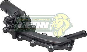 TOMA AGUA CHRYSLER 200 3.6L 11-17, TOWN & COUNTRY 3.6L 11-16, DODGE AVENGER 3.6L 11-14, GRAND CARAVAN 3.6L 11-20, JOURNEY 3.6L 11-19, JEEP CHEROKEE 3.2L 14-22, RAM PROMASTER 1500 3.6L 14-21, 2500 3.6L 14-21, 3500 3.6L 14-21 (5184653AF, 100-112) “TERMOSTATO Y HOUSING INCLUIDO” IMPORTACION LEON