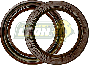 RETEN CIGUEÑAL NISSAN PLATINA 1.6L 02-10 MATERIAL FPM, DELANTERO 35x47x6 mm