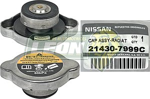TAPON DEPOSITO ANTICONGELANTE NISSAN VERSA 12-20, MARCH 12-20, X-TRAIL 14-20 1.6L 13 Lbs. (88 Kpa)