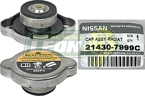 TAPON DEPOSITO ANTICONGELANTE NISSAN VERSA 12-20, MARCH 12-20, X-TRAIL 14-20 1.6L 13 Lbs. (88 Kpa)