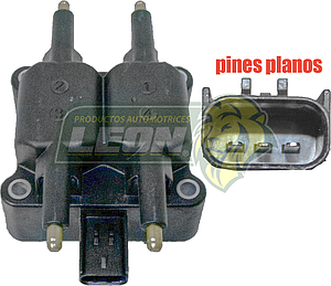 BOBINA ENC. DODGE NEON L4 2.0L 95-05, 2.0L 95-01, RAM 1500 V10 8.3L 04-06, RAM 2500 V10 8.0L 97-03, RAM 3500 V10 8.0L 97-03, STRATUS L4 2.0L 95-00, 2.4L 95-06, AVENGER V6 2.5L 95-99, GRAND CARAVAN L4 2.4L 96-97, CRYSLER CIRRUS L4 2.0L 95-00, 2.4L 95-06, V6 2.5L 95-00, 2.7L 01-02, PT CRUISER L4 2.4L 01-10, SEBRING L4 2.0, 2.4L 95-06, V6 2.7, 3.0L 96-06, VOYAGER L4 2.4L 96-03, V6 3.0, 3.3L 00-03, BREEZE L4 2.0, 2.4L 96-00, MITSUBISHI ECLIPSE L4 2.4L 97-99, JEEP WRANGLER L4 2.4L 03-06, LIBERTY L4 2.4L 02-05 (PUNTAS PLANAS)