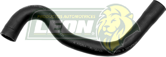 MANGUERA RAD. (522118) INF. PEUGEOT 206 1.4L 00-02, 1.6L 01-09, 207 1.4L 08-14 (MA2118, 1351EW, 9632311580) ALTO: 15 cm, LARGO: 37 cm, ØI: 32 mm, ØE: 32 mm