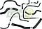 MANGUERAS MOLDEADAS DE ENFRIAMIENTO G.M. MATIZ 1.0L 11-15 (KIT c/8 pzas.) LEÓN