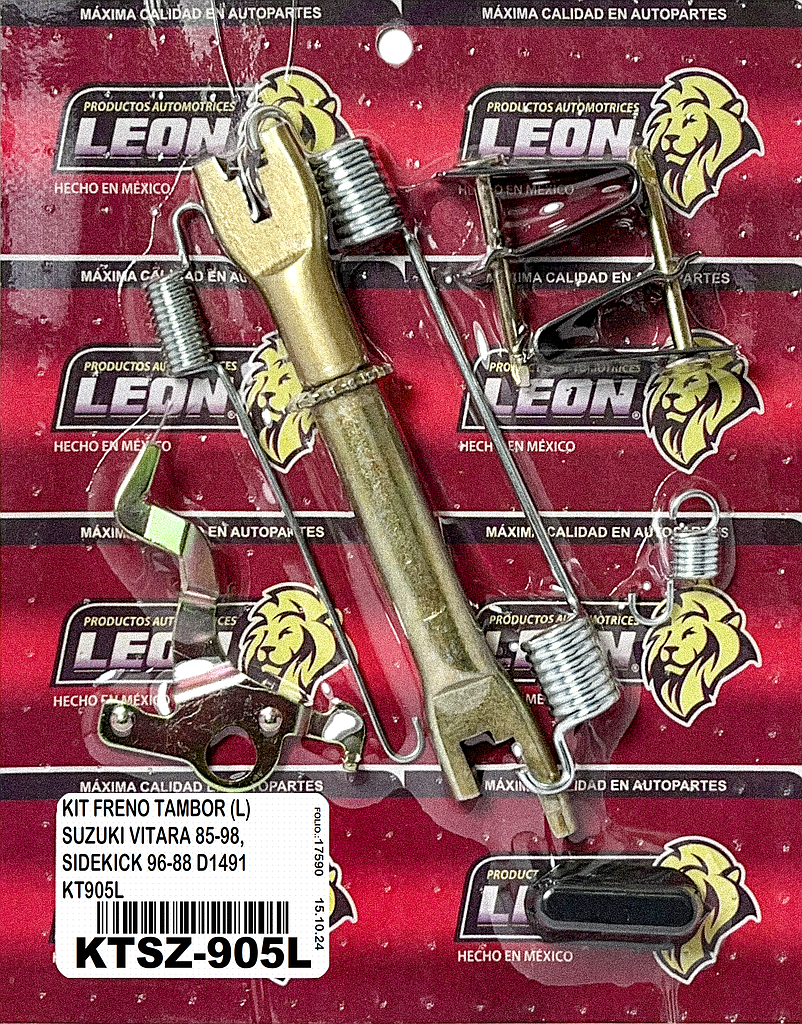 KIT FRENO TAMBOR (L) SUZUKI VITARA 85-98, SIDEKICK 96-88 D1491 KT905L