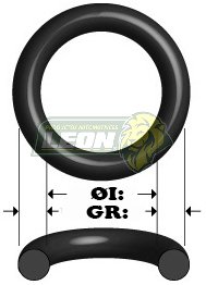 O-RING STD. GR: 3/16, ØI: 15/16