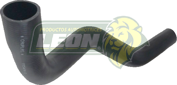 MANGUERA RAD. INF. G.M CAMARO V8 5.0, 5.3L 90-92, PONTIAC FIREBIRD V8 5.0, 5.7L 90-92 (5364660, 10120070, 14019182, 14044104, 15544872, 15598235) LARGO: 180x480 mm, Ø: 38x44 mm, LARGO: 610 mm