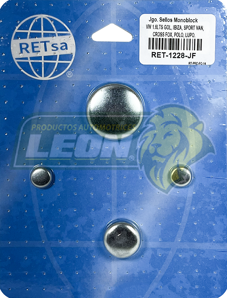 JUEGO SELLO MONOBLOCK VW GOL, POLO, LUPO, CROSS FOX, SEAT IBIZA1.6L 