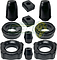 KIT DE GOMAS SUSPENSION CARROCERIA VW SEDAN 74-03 TRASERA (10 pzas.)