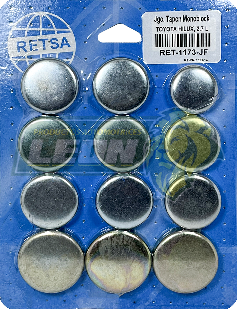 JUEGO SELLO MONOBLOCK TOYOTA HILUX 2,7L
