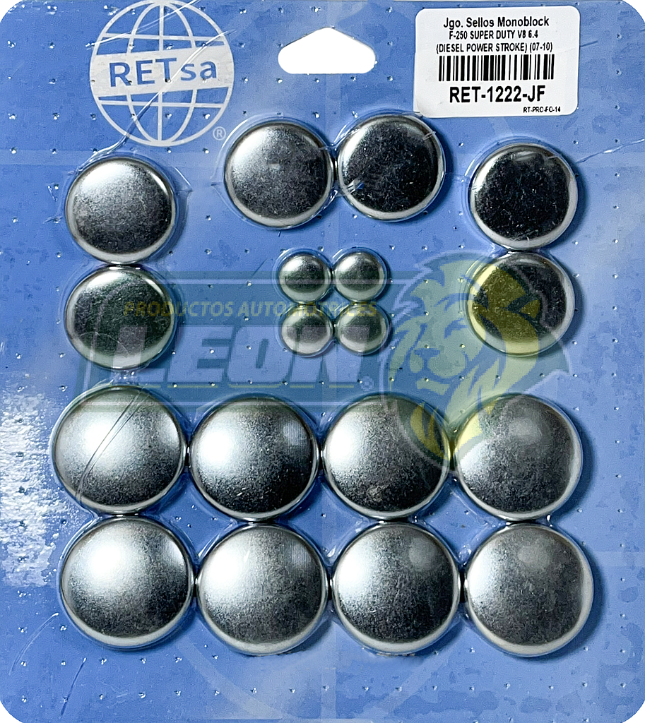JUEGO SELLO MONOBLOCK FORD F250, SUPER DUTY V8 6.4L 07-10 DIESEL POWER STROKE