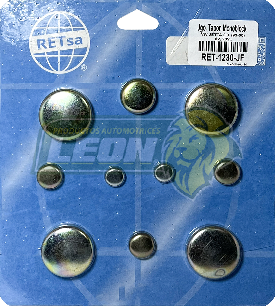 JUEGO SELLO MONOBLOCK VW M.1.8, 2.0LCC, JETTA, GOLF, DERBY