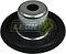 TAPA SOPORTE AMORTIGUADOR VW POINTER 1.8L 98-10, SEDAN Y PK-UP 98-10 SUP. (METAL, HULE) BRUCK
