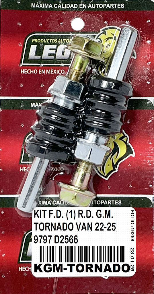 KIT F.D. (1) R.D. G.M. TORNADO VAN 22-25 9797 D2566