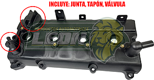 TAPA PUNTERIAS NISSAN NISSAN URVAN NV350 08-18 2.5L (INCLUYE JUNTA, TAPON Y VÁLVULA PCV)