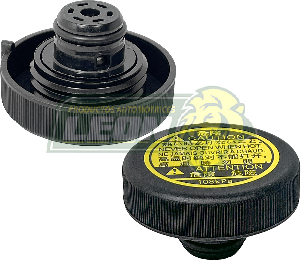 TAPON DEPOSITO ANTICONGELANTE TOYOTA HIACE 06-19 2.7L, RAV4 13-18 2.5L, RAV4 09-12 3.5L, PRIUS 10-20 1.8L, PRIUS C 12-21 1.5L, CAMRY 12-24 2.5L, CAMRY 12-17 3.5L, COROLLA 20-24 2.0L, HIGHLANDER 14-19 3.5L 19 Lbs. (108 Kpa.) (710019) IMPORTADO