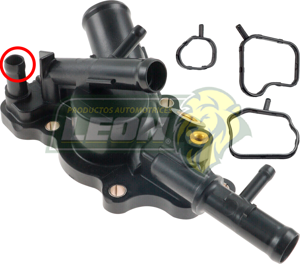 TOMA AGUA NISSAN SENTRA 1.8L 13-19 “HOUSING DEL TERMOSTATO” T/AUTOMATICA (C/JUNTAS) (100-046)
