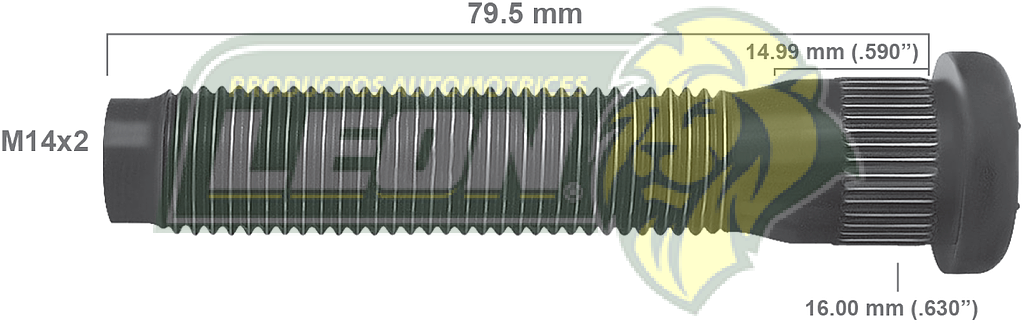 BIRLO RUEDA FORD TRITON F350, F450 99-04 R.T. 14x2.0x79.5 mm (3173)