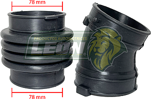 MANGUERA TOMA DE AIRE INFINITI M35 3.5L 06-08 (16576EG00A, A7205F) (JGO. c/2 pzas.)