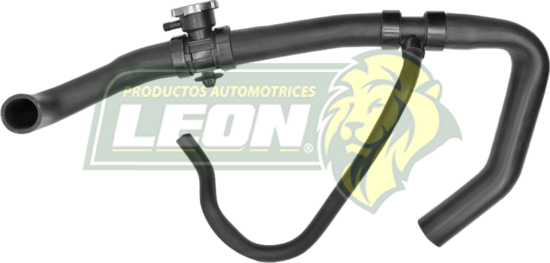 MANGUERA RAD. SUP. DODGE CALIBER 1.8L 07-09, 2.0L 07-09, JEEP COMPASS 2.0L 07-17, 2.4L 07-18, PATRIOT 2.0L 07-17, 2.4L 07-17 INCLUYE TAPON (220-130)