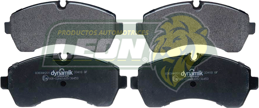 BALATA F.D. R.D. MERCEDES BENZ SPRINTER 3500 415 5C. 2.7L, DODGE SPRINTER 3500 6C. 6.7L,, VW CRAFTER 4C. 2.0L, 5C. 2.5L “USO RUDO” 8383 D1268, 8383 D1699