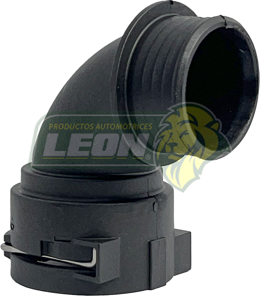 CONECTOR RADIADOR VW BEETLE 2.0L 12-16, BORA 2.0L 08-10, BORA 2.0L DIESEL 09-10, EOS 2.0L 09-16, GOLF 2.0L 2013, GOLF R 2.0L 12-13, GTI 2.0L 12-13, TIGUAN 2.0L TURBO 09-18, AUDI A3 2.0L TURBO 11-13, S3 2.0L 11-12 “SUPERIOR”