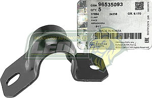 ABRAZADERA BARRA ESTABILIZADORA G.M. AVEO 1.6L 04-18, PONTIAC G3 09-10 (ORIGINAL REFORZADA)