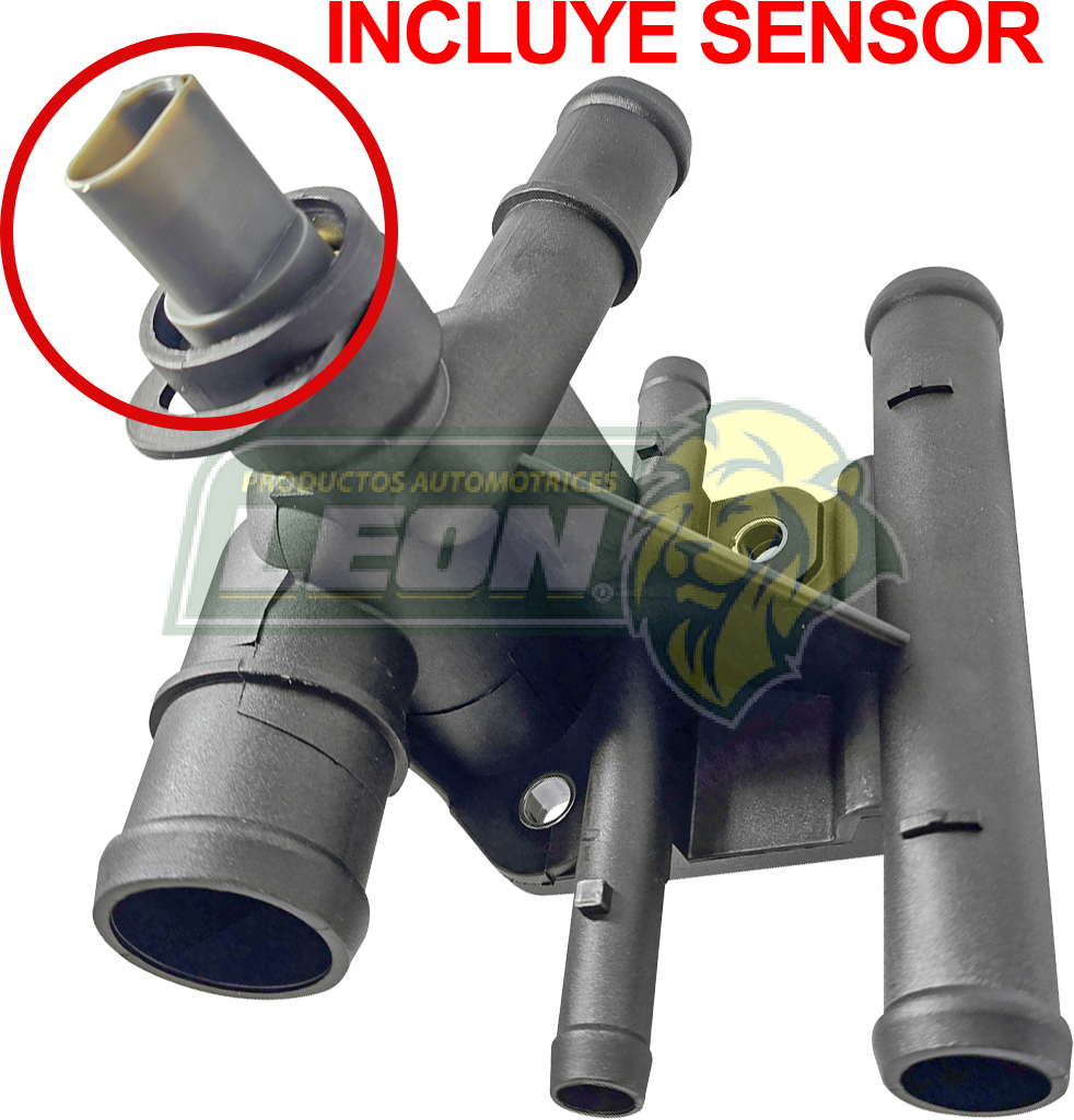 TOMA AGUA VW BORA 2.0L 06-09, EOS 2.0L 07-09, GOLF R 2.0L 12-13, GTI 2.0L 06-08, JETTA 2.0L 06-09, PASSAT 2.0L 06-10 “SENSOR INCLUIDO” (100-124)