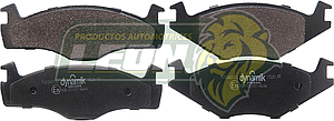 BALATA F.D. VW GOLF 4C 1.8L 85-92, DERBY 93-97, ATLANTIC 86-91, CORSAR 4C 1.8L 84-88, JETTA A2 4C 1.8L 85-92, RABBIT CONVERTIBLE 5C 2.5L84-87, CARIBE 4C 1.6L 84-86 (DISCO VENTILADO) (7183D280) R.D.