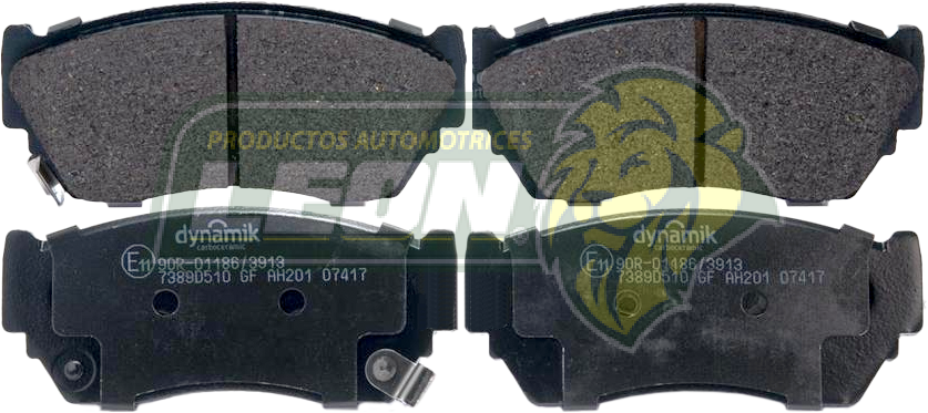 BALATA F.D. NISSAN NX 4c 1.6L 91-93, SENTRA 4C 1.6L 91-94, TSURU III 4C 1.6L 93-16, TSUBAME 4C 1.6L 93-04 (7389D510) R.D.