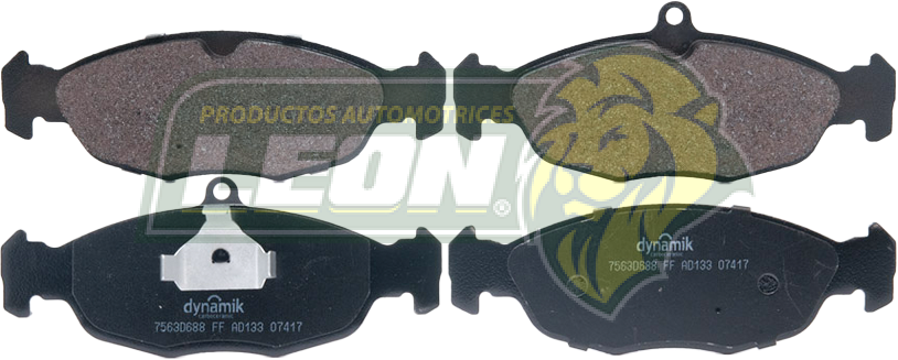 BALATA F.D. G.M. CHEVY 4C 1.6L 94-12, SWING, MONZA 97-12, CHEVY C2 04-10, TIGRA 4C 1.6L 1999, JAGUAR XJ12 8C 4.0L 95-96, XJ6 6C 3.0L 95-97, XJ8 8C 4.0L 98-03, XJR 8C 4.0L 95-03 R.T.