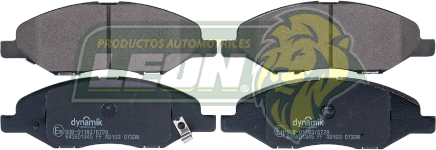 BALATA F.D. NISSAN VERSA 4C 1.6L 07-16, TIIDA 07-18 R.D.