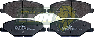 BALATA F.D. VW VENTO 4C 1.6L 13-22, POLO 4C 1.6L 15-22 R.D. (INCLUYE SEGUROS Y TORNILLOS)