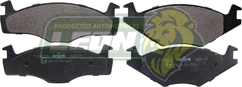 BALATA F.D. VW ATLANTIC 84-87, CARIBE GT 84-86, CORSAR VARIANT 84-88, GOLF A2 GTI 4C 1.8L 85- 95, GOLF A3 92-95, JETTA A2 4C 1.8L 85-95, JETTA A3 92-95, CABRIOLET 4C 2.0L 91-93, GOLF GTI 87-92 (7183D569) R.D. (INCLUYE SEGUROS)