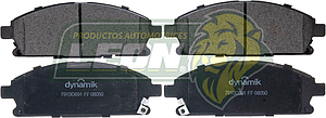 BALATA F.D. NISSAN X-TRAIL 4C 2.5L 02-09, PATHFINDER 6C 3.5L 2001 (INCLUYE KIT SEGUROS) (7566D855, 7910D691) R.D.