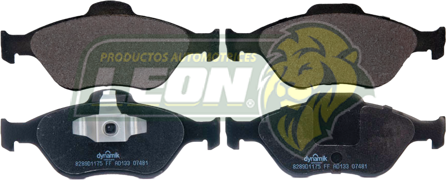 BALATA F.D. FORD FIESTA 13-14, COURIER, ECOSPORT 4C 2.2L 04-11, IKON 01-06 (PASTILLA GRANDE) (8289D1175, WVA23604) R.D.