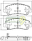 BALATA F.D. NISSAN ROGUE 4C 2.5L 08-14, MAXIMA 09-14, X-TRAIL 4C 2.5L 10-14, SENTRA 4C 2.5L 07-08, SUZUKI KIZASHI 4C 2.4L 10-15 (8449D1374, 8449D1338) R.D.