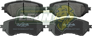 BALATA F.D. TOYOTA YARIS 13-16 (INCLUYE SEGUROS) (GRC GCD1950)